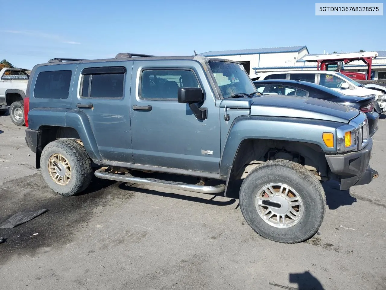 2006 Hummer H3 VIN: 5GTDN136768328575 Lot: 77496404