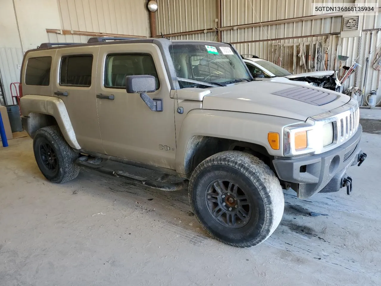 2006 Hummer H3 VIN: 5GTDN136868135934 Lot: 77575104