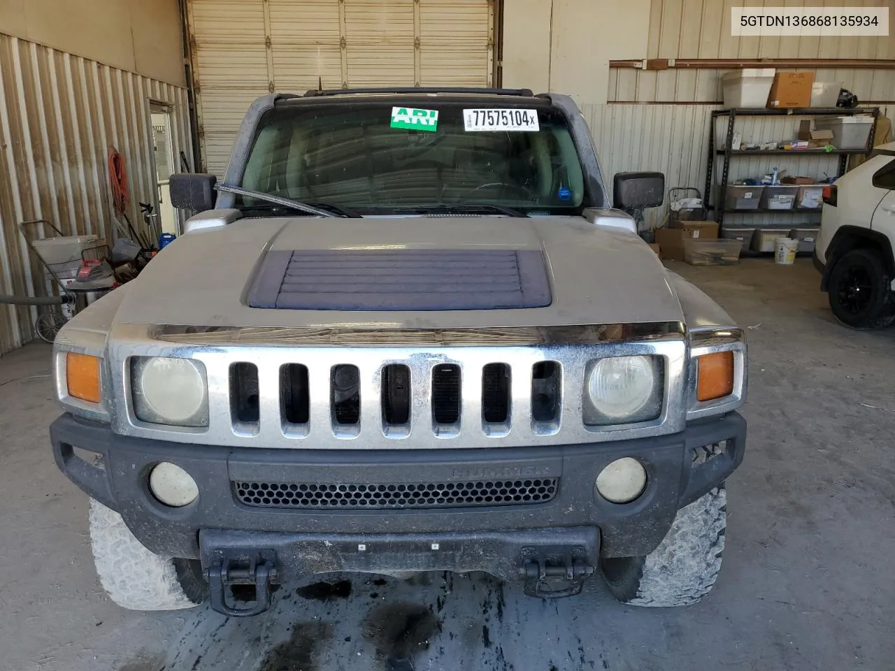 2006 Hummer H3 VIN: 5GTDN136868135934 Lot: 77575104