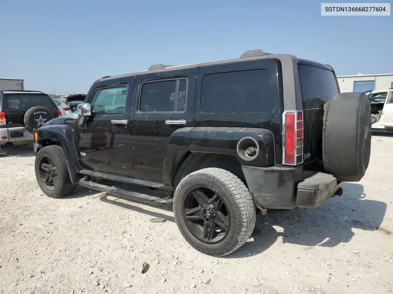 2006 Hummer H3 VIN: 5GTDN136668277604 Lot: 77615004