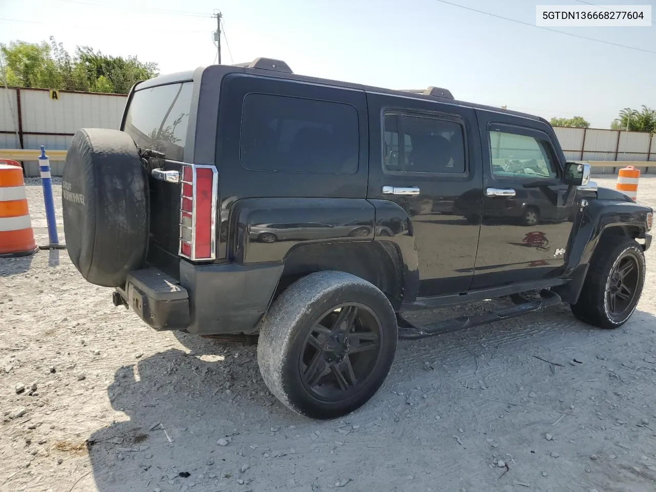 2006 Hummer H3 VIN: 5GTDN136668277604 Lot: 77615004