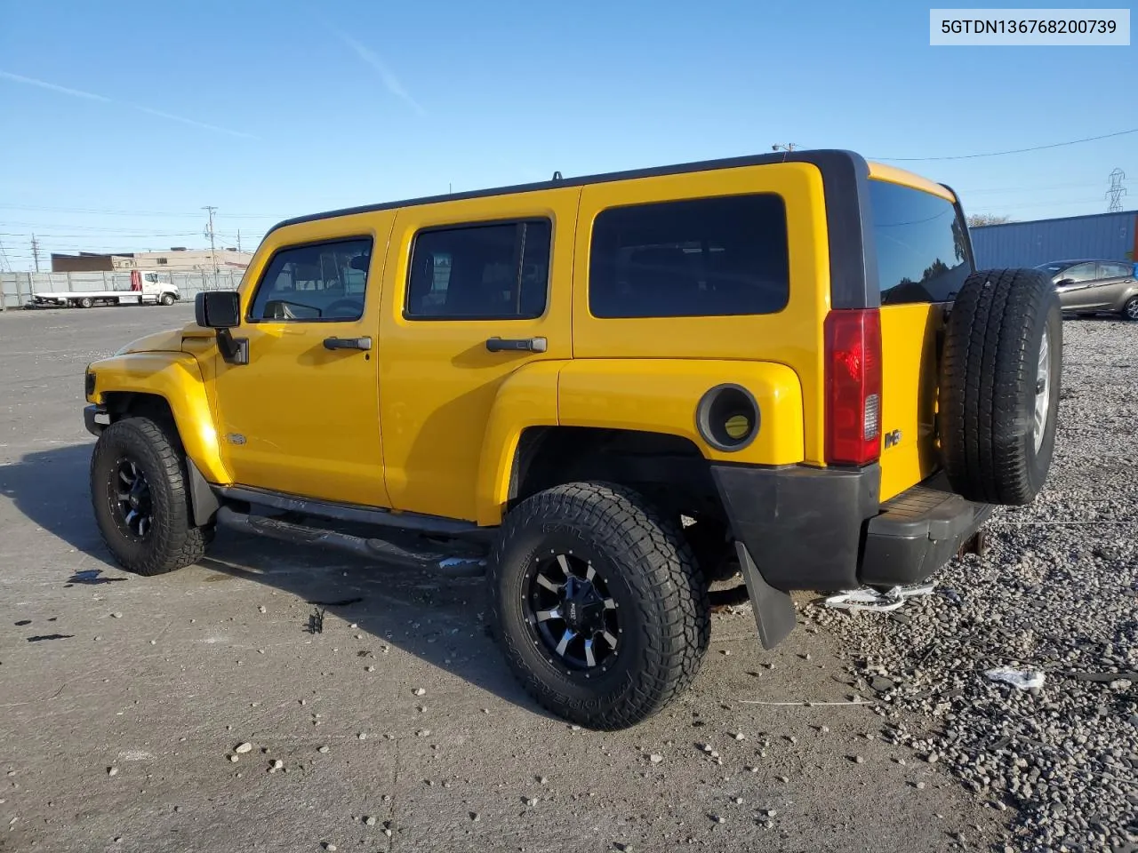 2006 Hummer H3 VIN: 5GTDN136768200739 Lot: 77707444