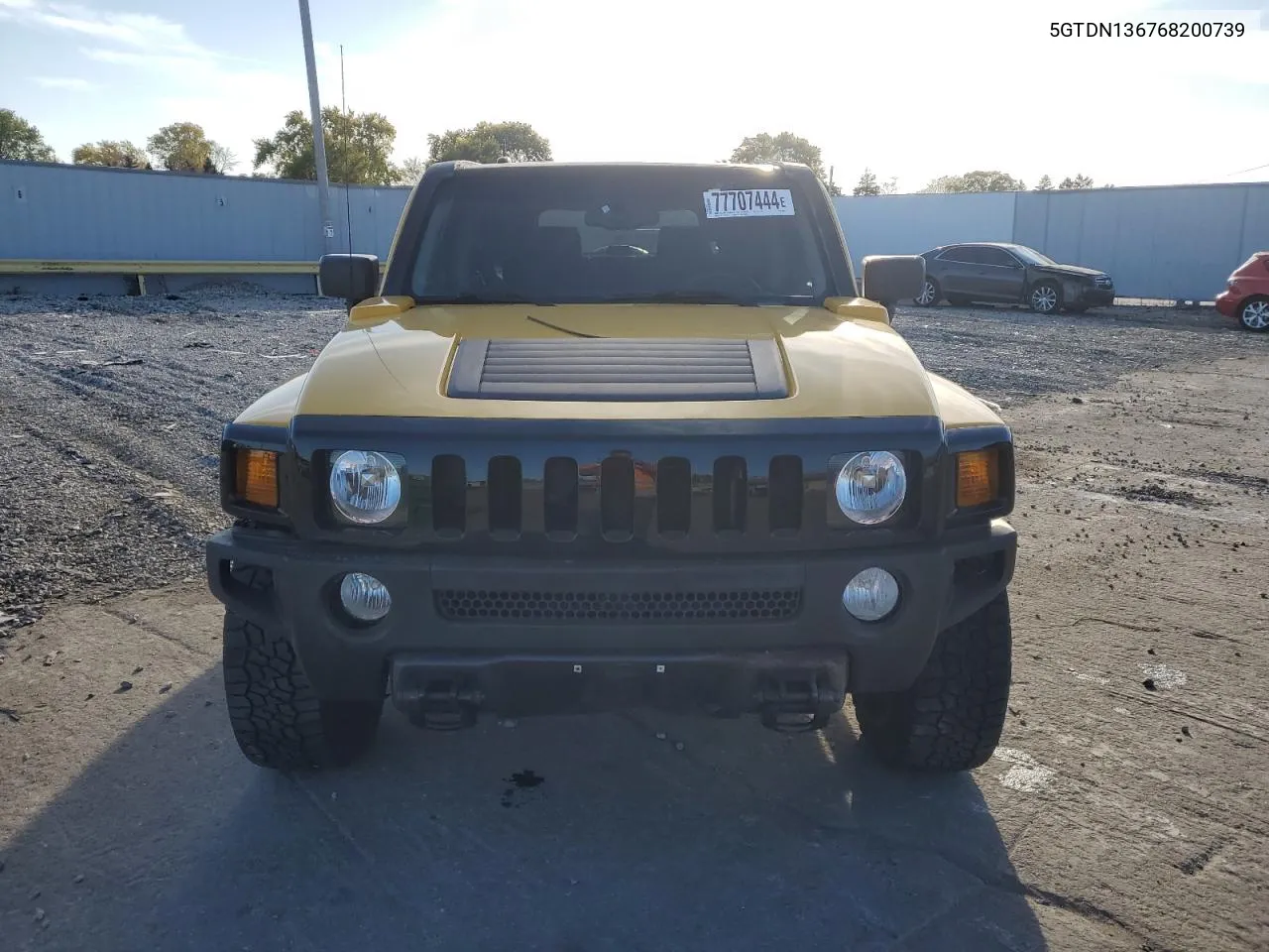 2006 Hummer H3 VIN: 5GTDN136768200739 Lot: 77707444