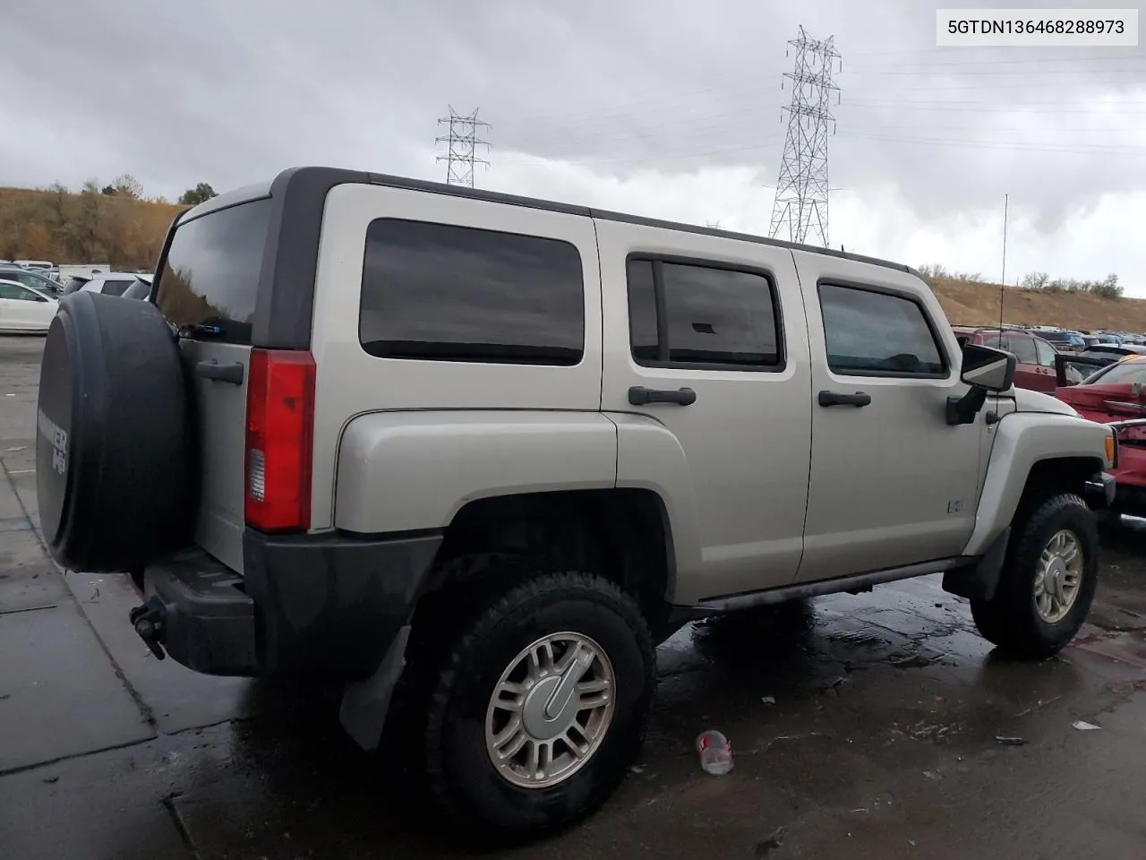 2006 Hummer H3 VIN: 5GTDN136468288973 Lot: 79489784