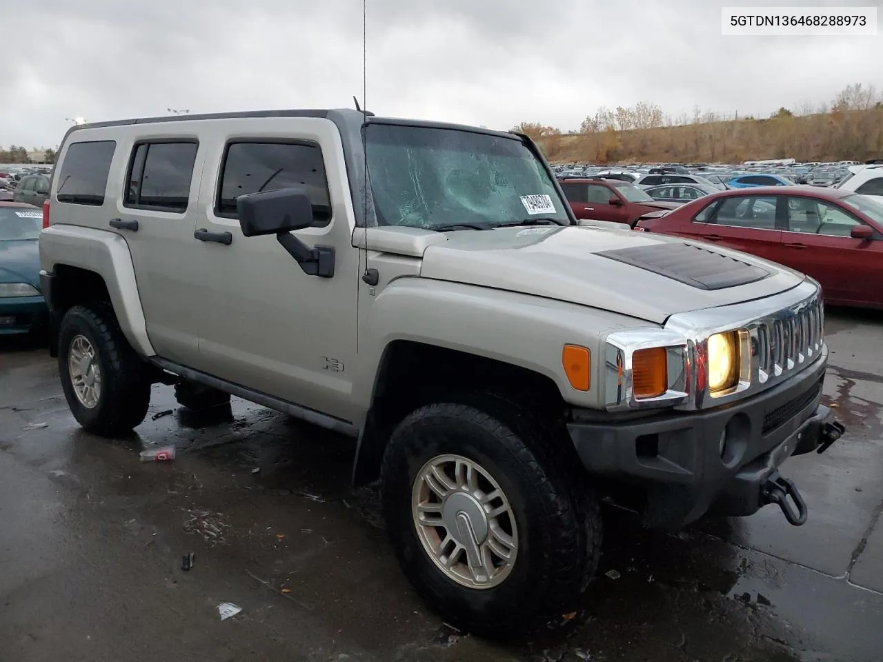 2006 Hummer H3 VIN: 5GTDN136468288973 Lot: 79489784