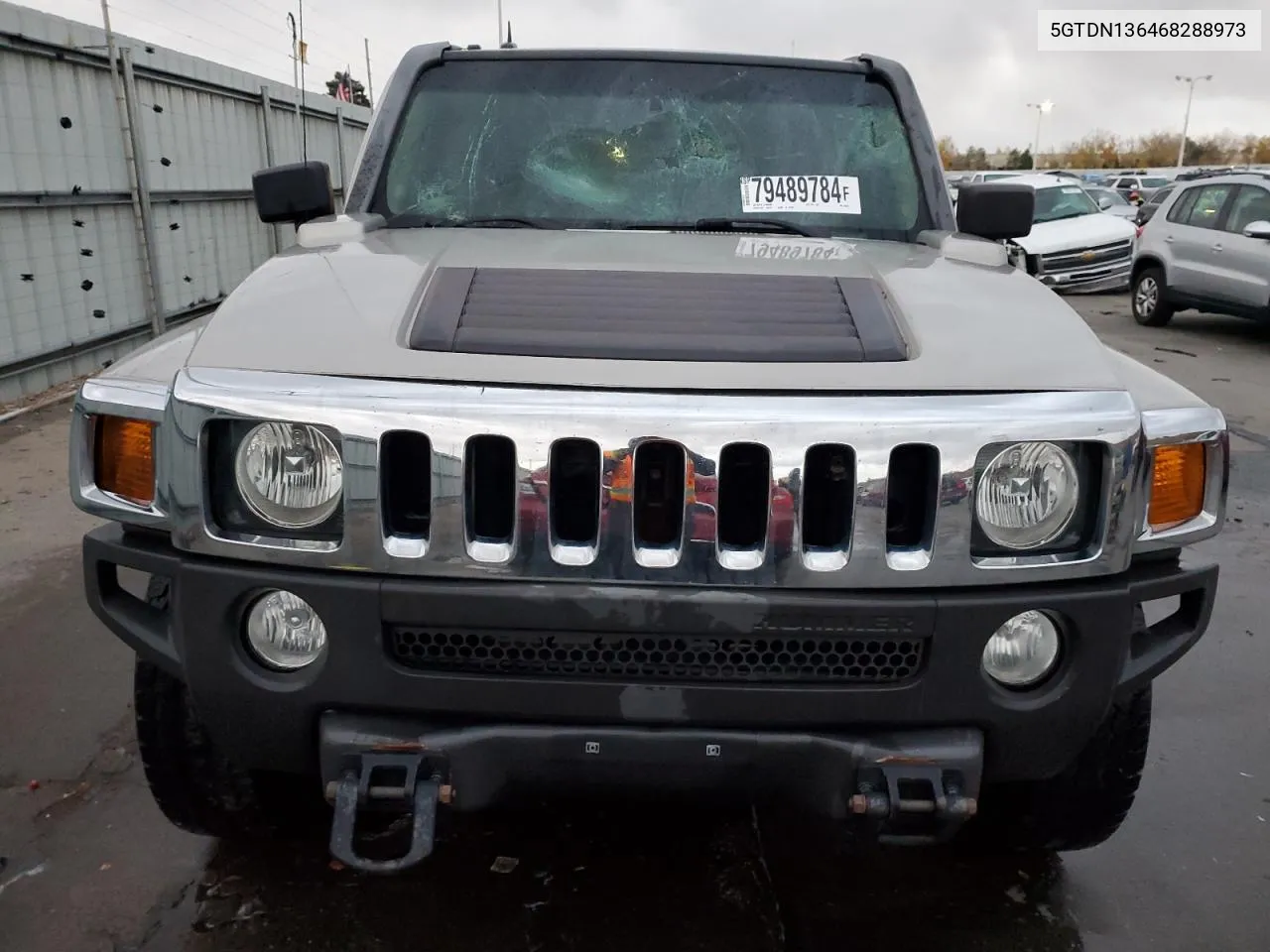 2006 Hummer H3 VIN: 5GTDN136468288973 Lot: 79489784