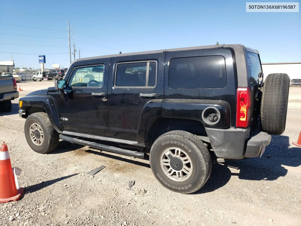 2006 Hummer H3 VIN: 5GTDN136X68196587 Lot: 80794484