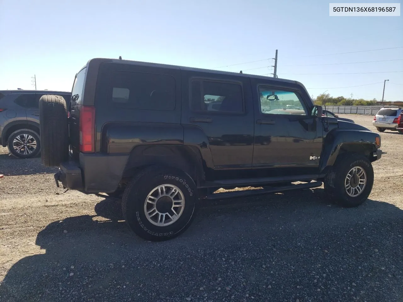 2006 Hummer H3 VIN: 5GTDN136X68196587 Lot: 80794484