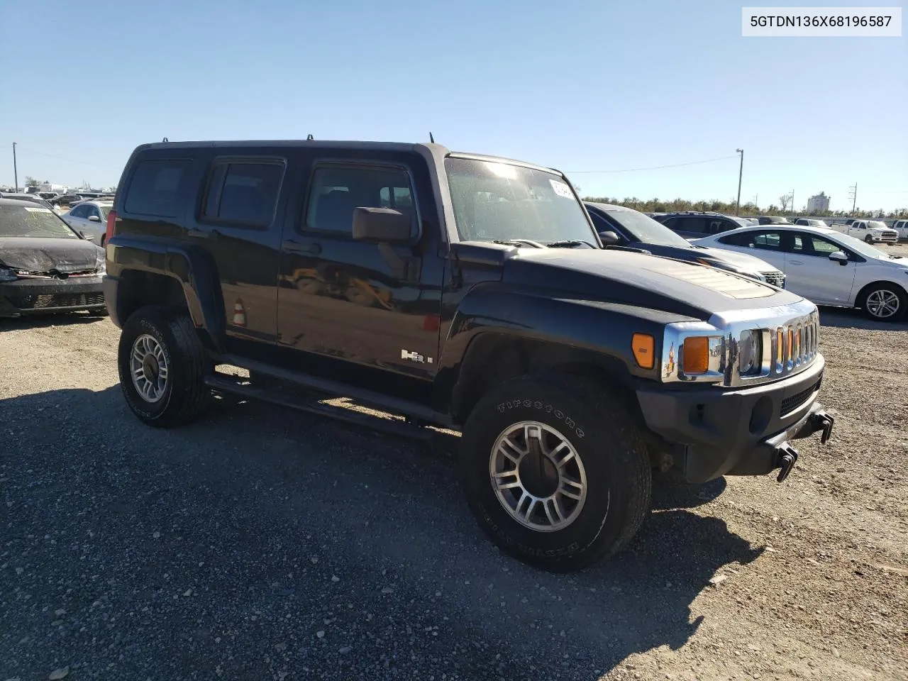 2006 Hummer H3 VIN: 5GTDN136X68196587 Lot: 80794484