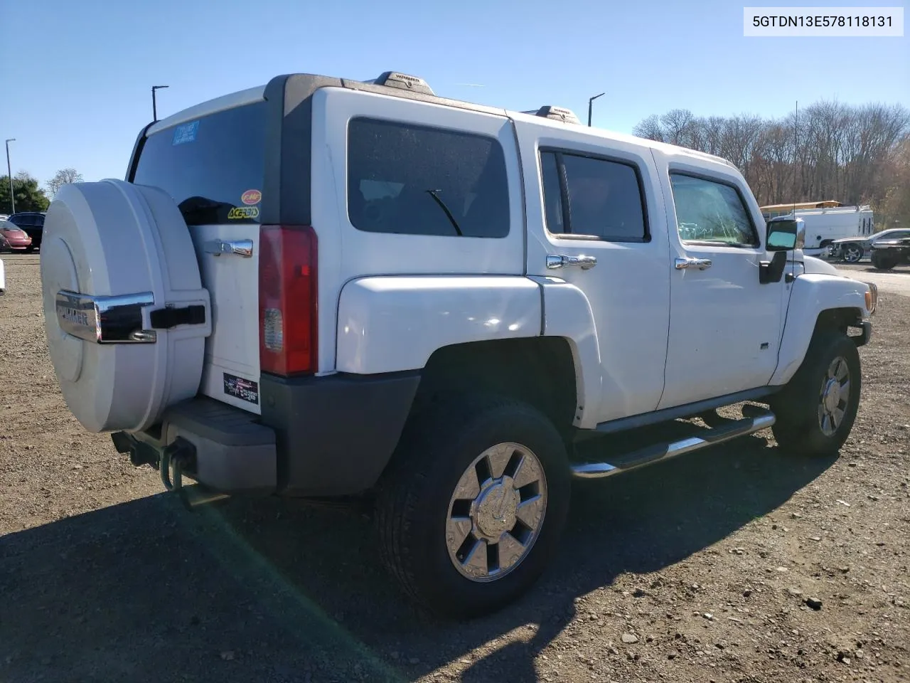 2007 Hummer H3 VIN: 5GTDN13E578118131 Lot: 79764704