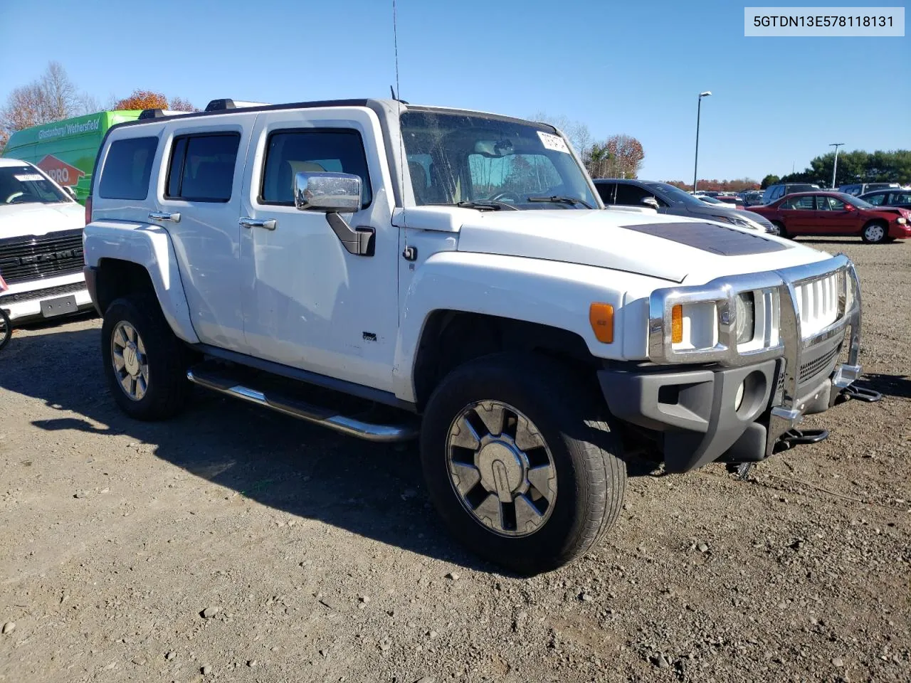 2007 Hummer H3 VIN: 5GTDN13E578118131 Lot: 79764704