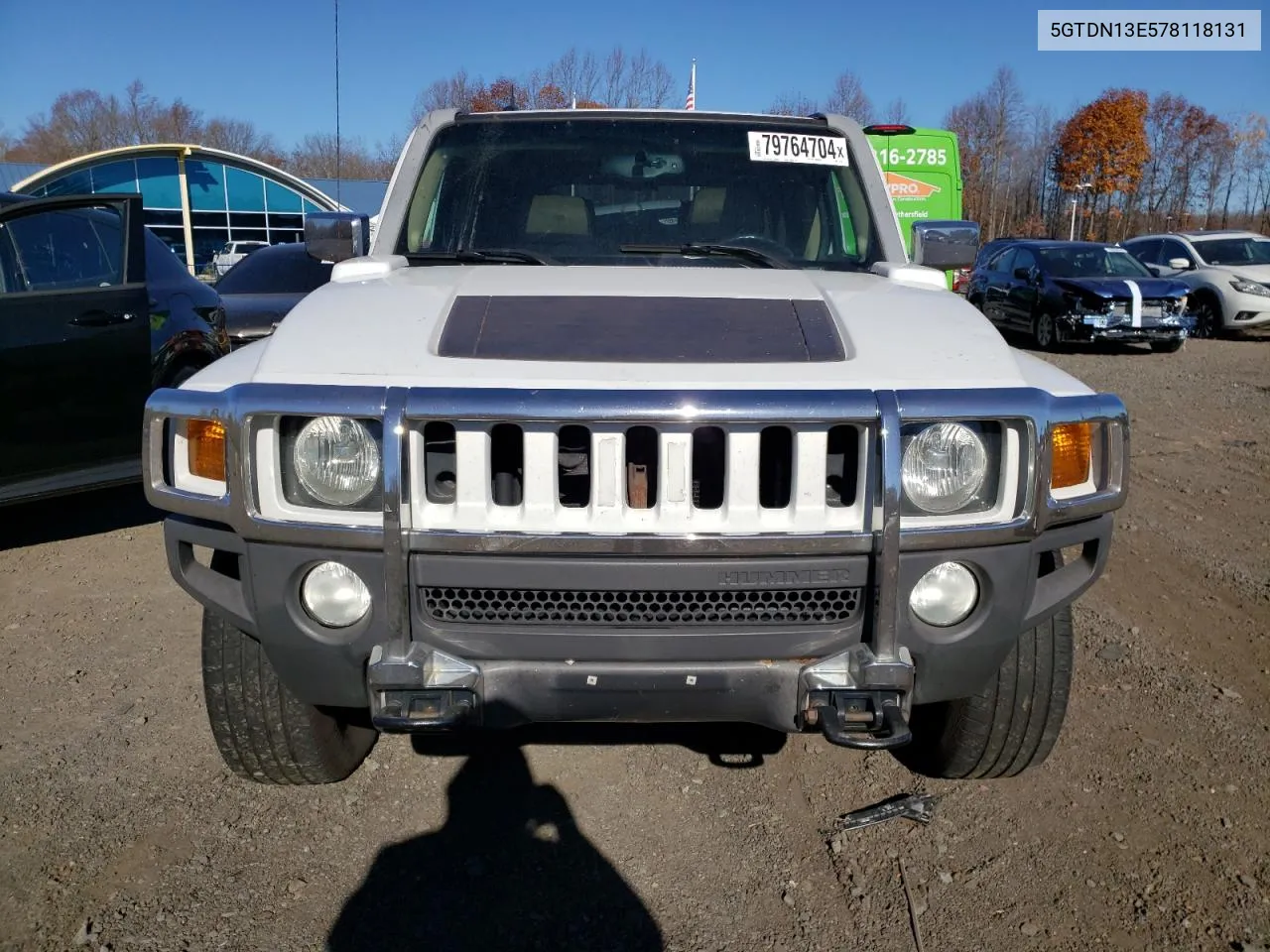 2007 Hummer H3 VIN: 5GTDN13E578118131 Lot: 79764704