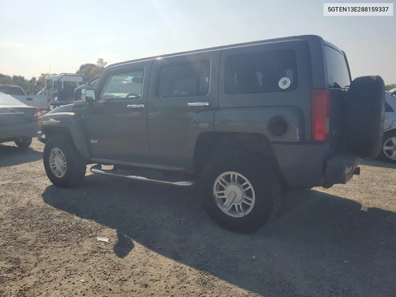 2008 Hummer H3 VIN: 5GTEN13E288159337 Lot: 71834534