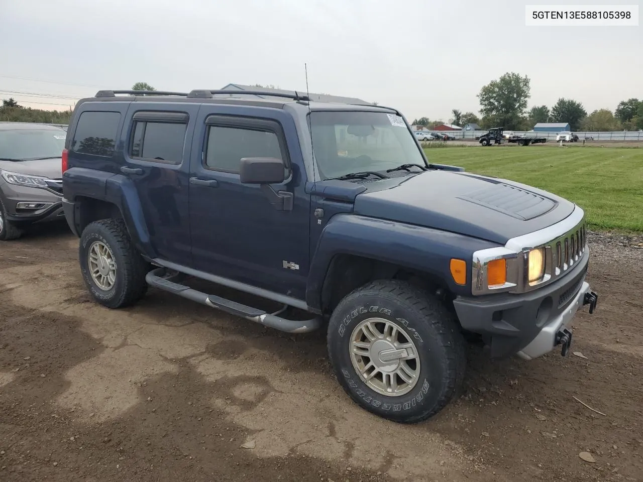 2008 Hummer H3 VIN: 5GTEN13E588105398 Lot: 73496344