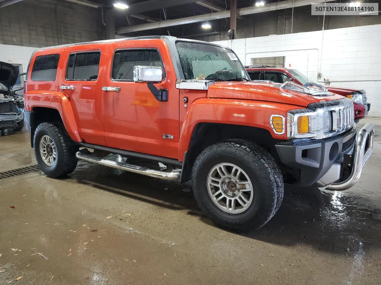 2008 Hummer H3 VIN: 5GTEN13E488114190 Lot: 73698974