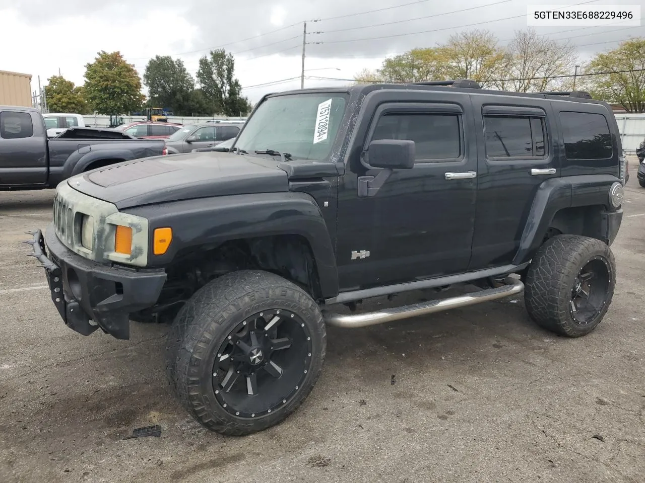 2008 Hummer H3 Adventure VIN: 5GTEN33E688229496 Lot: 75712894