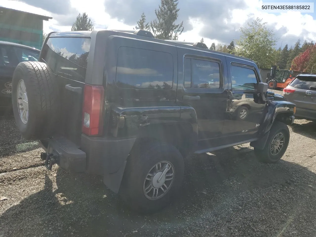 5GTEN43E588185822 2008 Hummer H3 Luxury