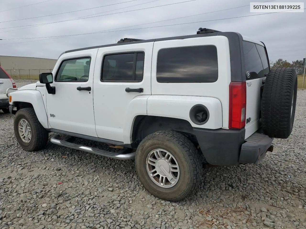 2008 Hummer H3 VIN: 5GTEN13E188139225 Lot: 77346384