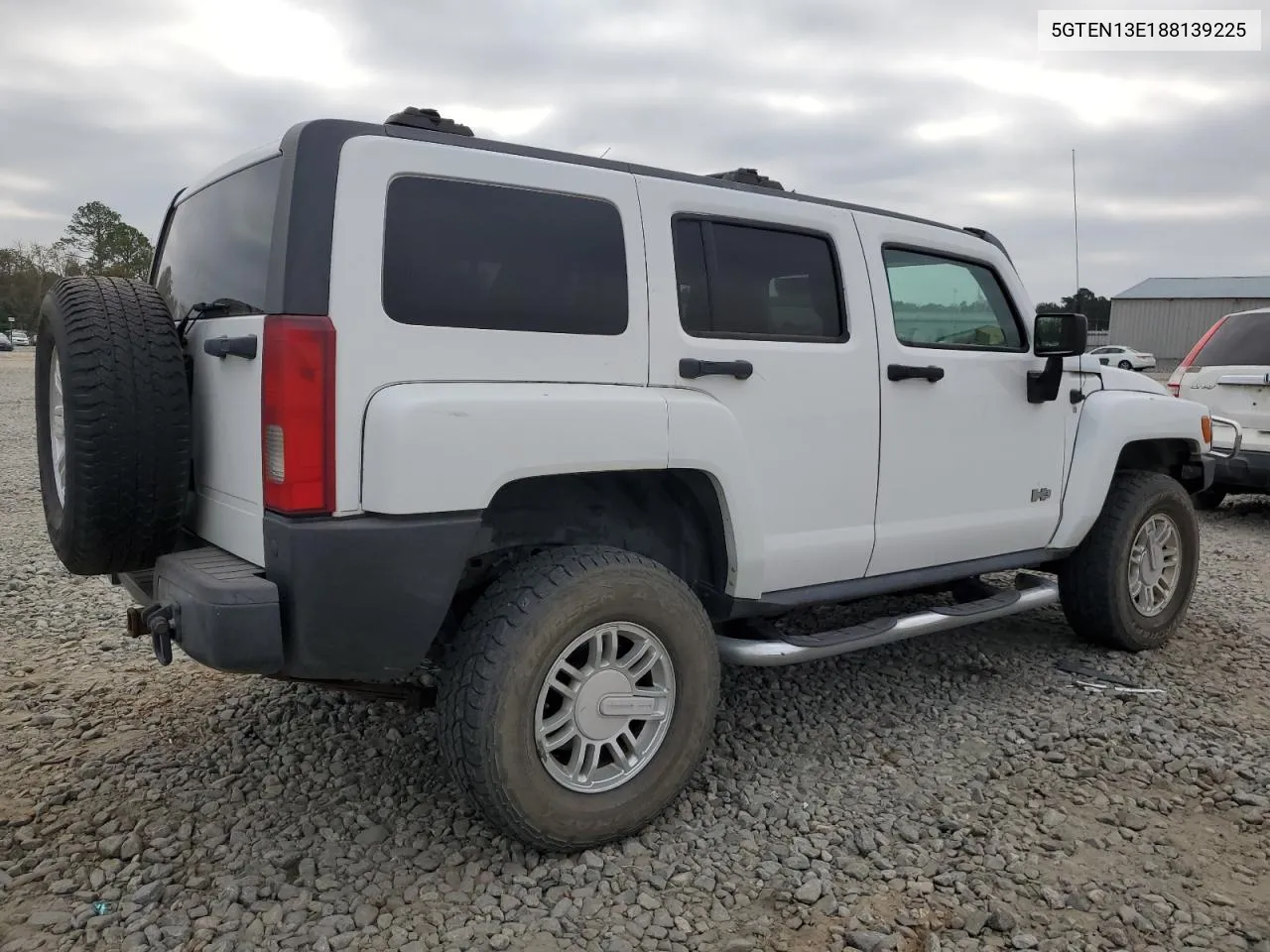 2008 Hummer H3 VIN: 5GTEN13E188139225 Lot: 77346384