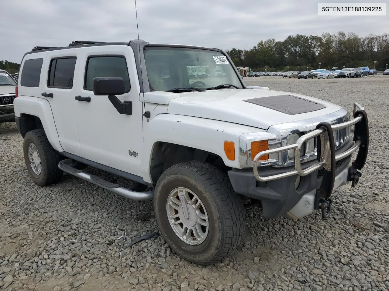 2008 Hummer H3 VIN: 5GTEN13E188139225 Lot: 77346384