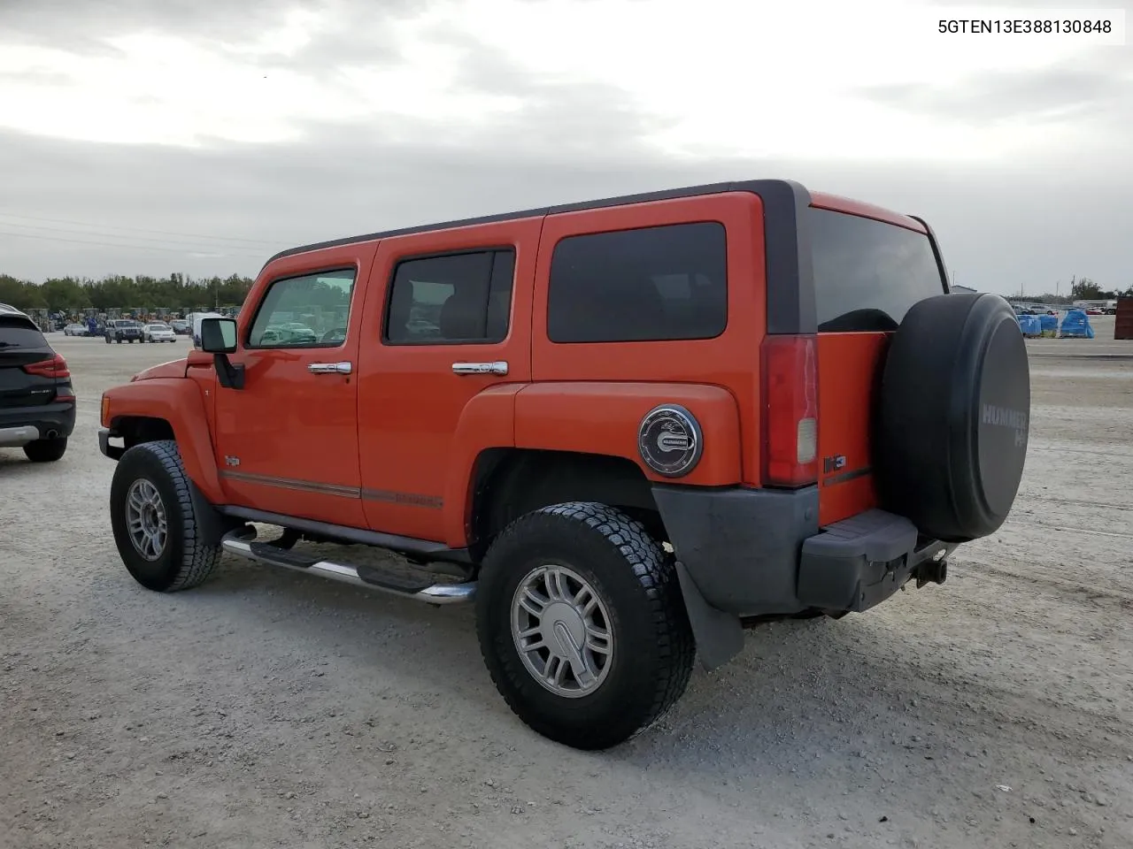 2008 Hummer H3 VIN: 5GTEN13E388130848 Lot: 78573684