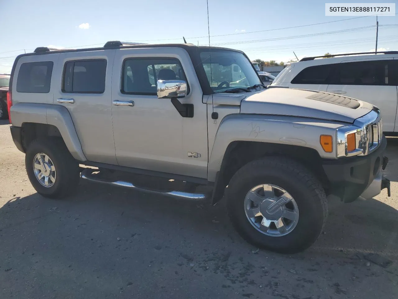 2008 Hummer H3 VIN: 5GTEN13E888117271 Lot: 78639614