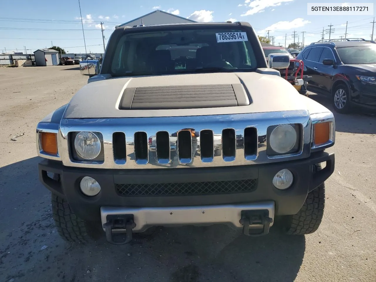 2008 Hummer H3 VIN: 5GTEN13E888117271 Lot: 78639614