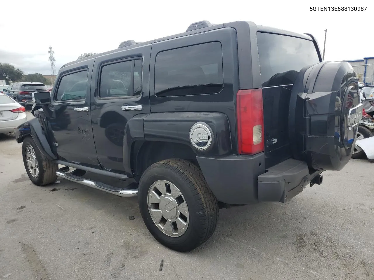 2008 Hummer H3 VIN: 5GTEN13E688130987 Lot: 78664204