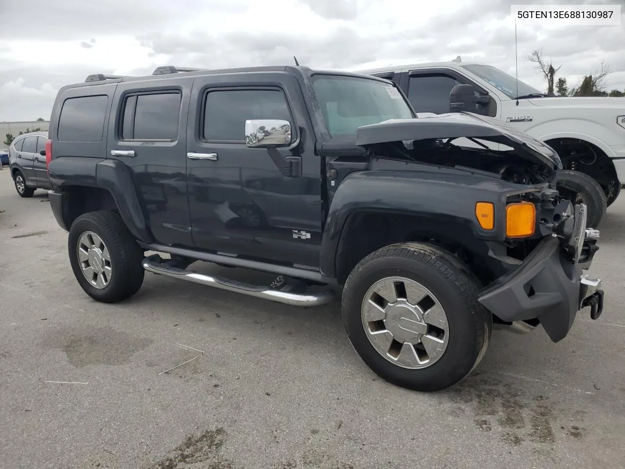 2008 Hummer H3 VIN: 5GTEN13E688130987 Lot: 78664204