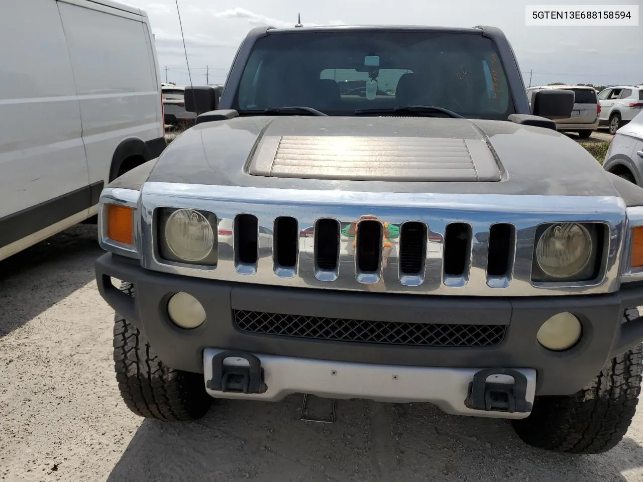 2008 Hummer H3 VIN: 5GTEN13E688158594 Lot: 78914654