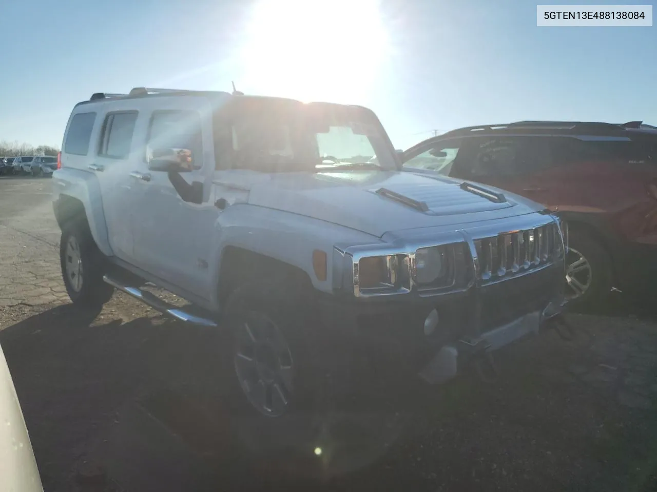 2008 Hummer H3 VIN: 5GTEN13E488138084 Lot: 79616464