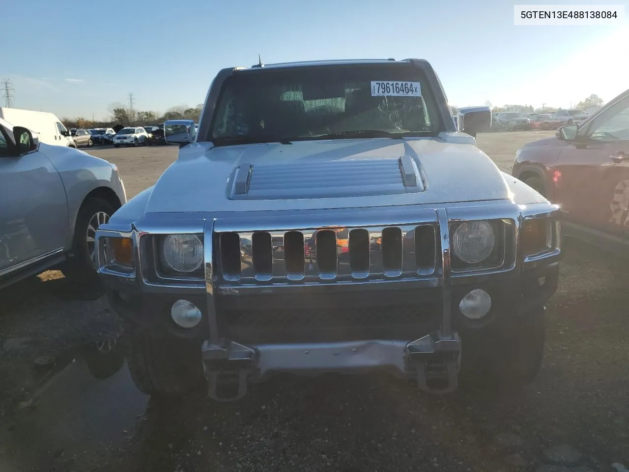 2008 Hummer H3 VIN: 5GTEN13E488138084 Lot: 79616464