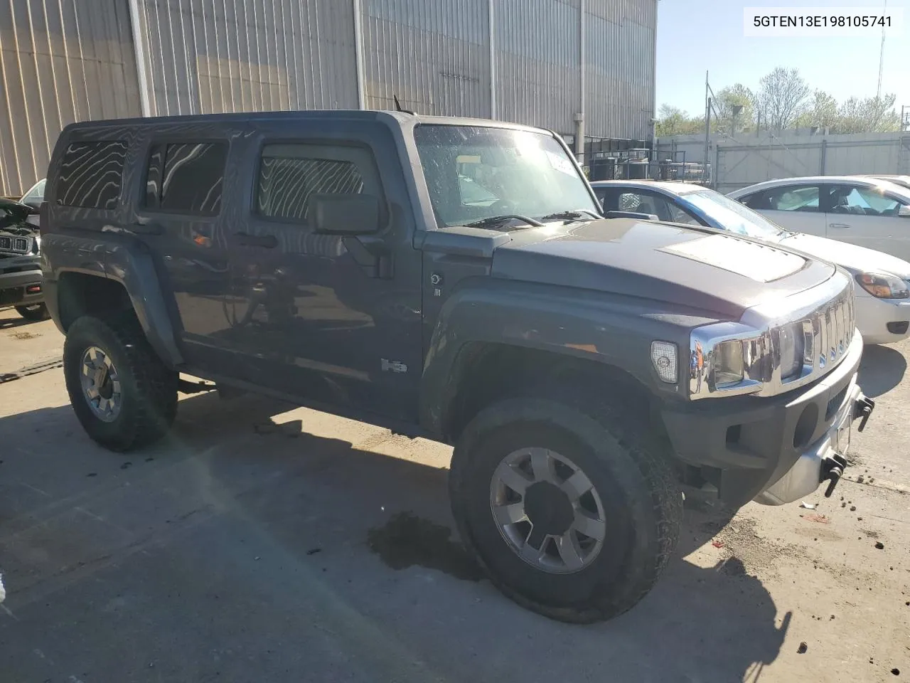 2009 Hummer H3 VIN: 5GTEN13E198105741 Lot: 51068174