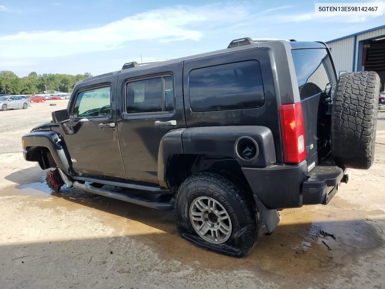 2009 Hummer H3 VIN: 5GTEN13E598142467 Lot: 69779764