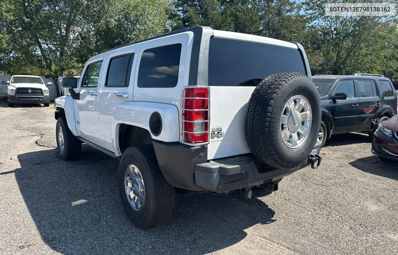 2009 Hummer H3 VIN: 5GTEN13E798138162 Lot: 71642304