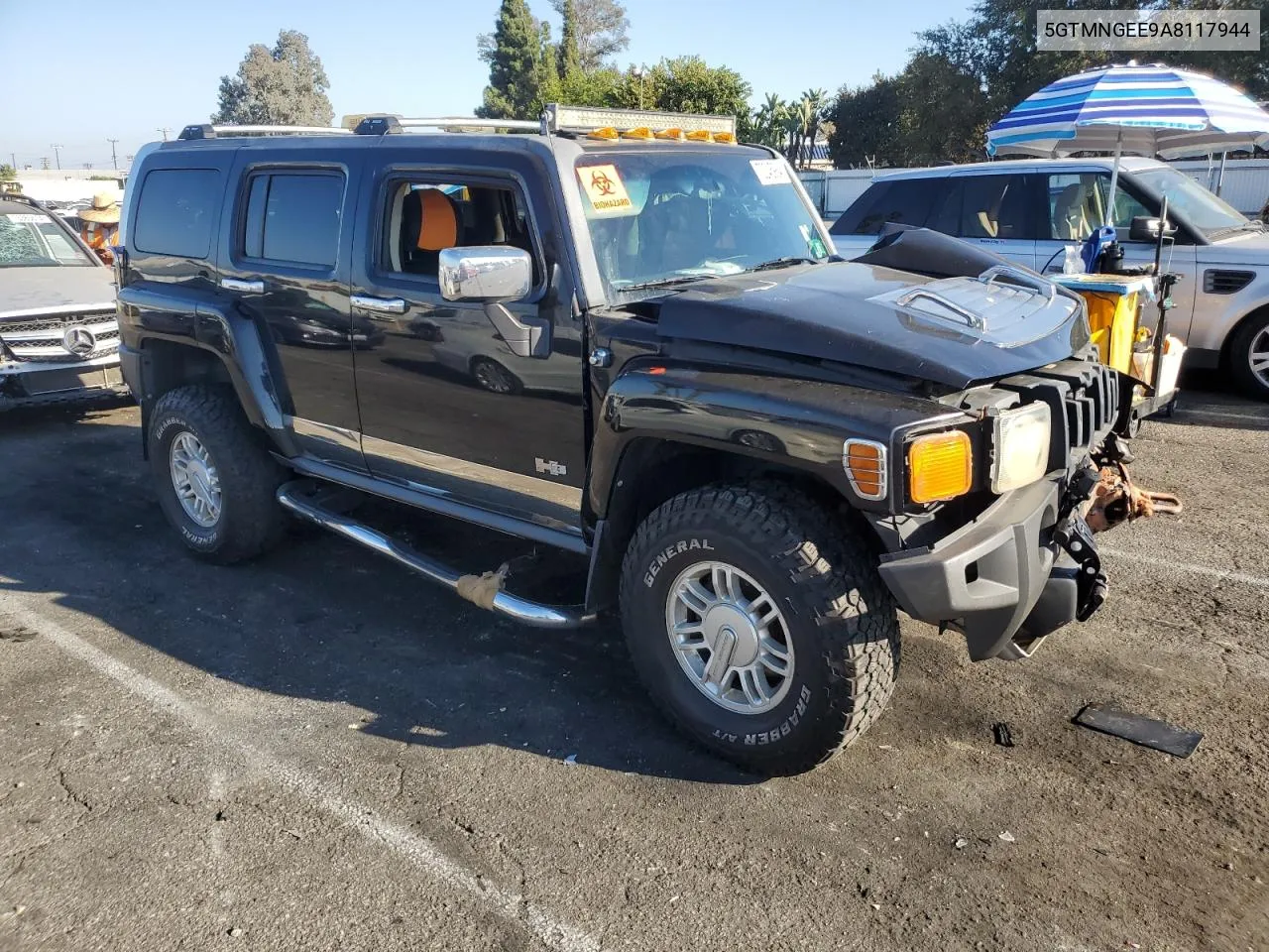 2010 Hummer H3 VIN: 5GTMNGEE9A8117944 Lot: 73245984