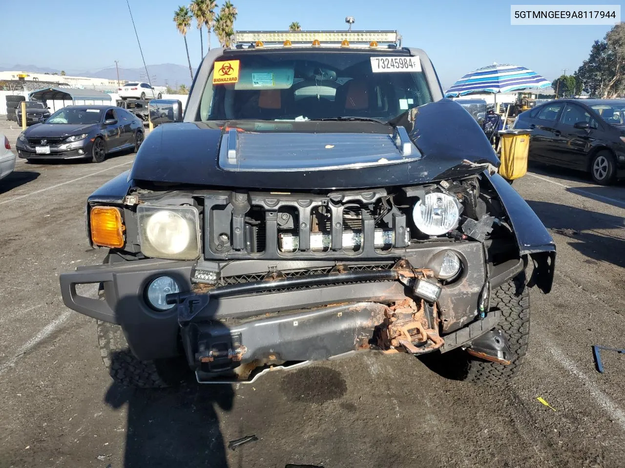 2010 Hummer H3 VIN: 5GTMNGEE9A8117944 Lot: 73245984