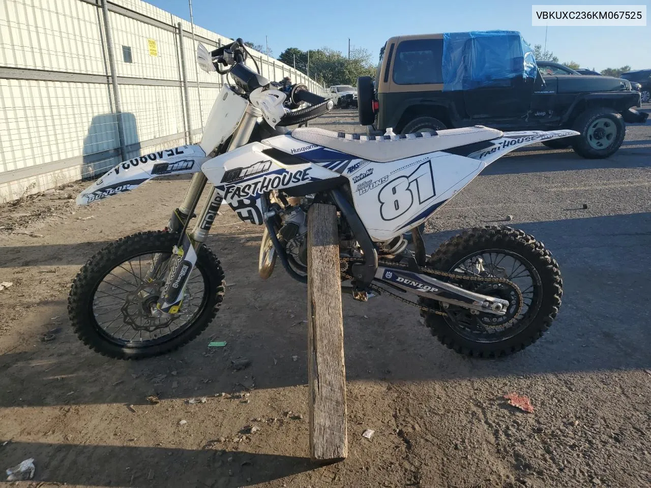 VBKUXC236KM067525 2019 Husqvarna Tc85