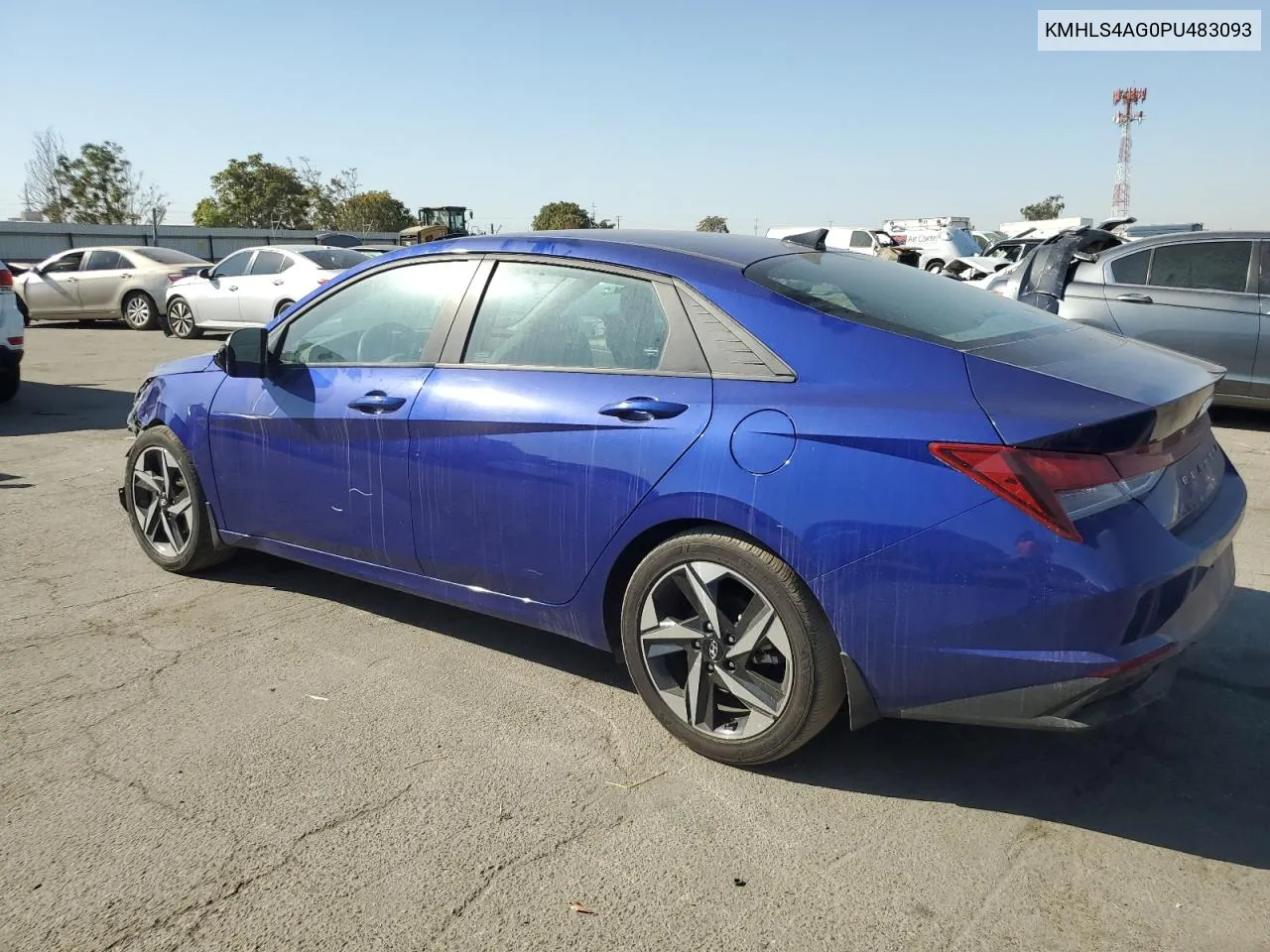 2020 Hyundai Elantra Sel VIN: KMHLS4AG0PU483093 Lot: 72253684