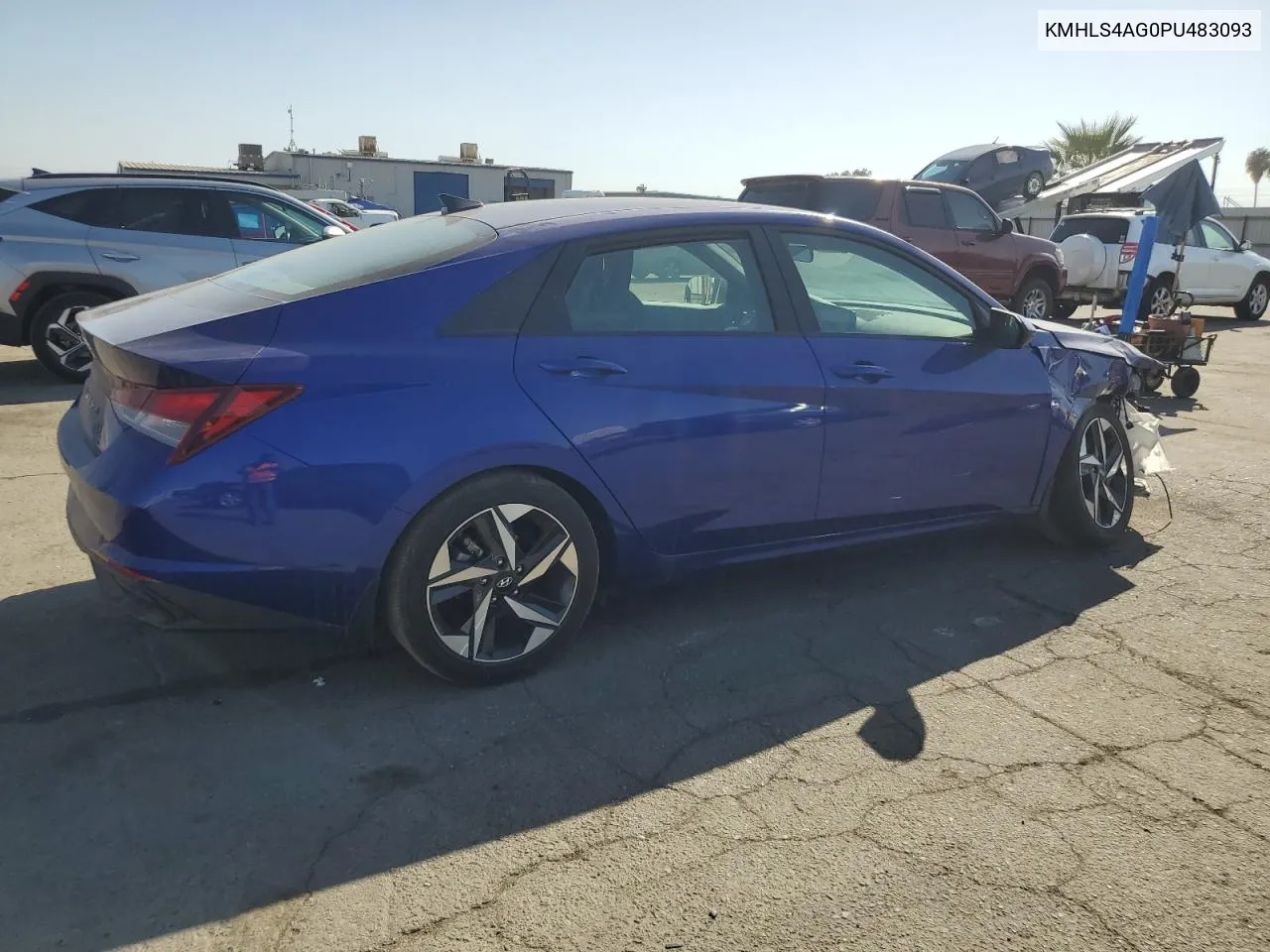 2020 Hyundai Elantra Sel VIN: KMHLS4AG0PU483093 Lot: 72253684