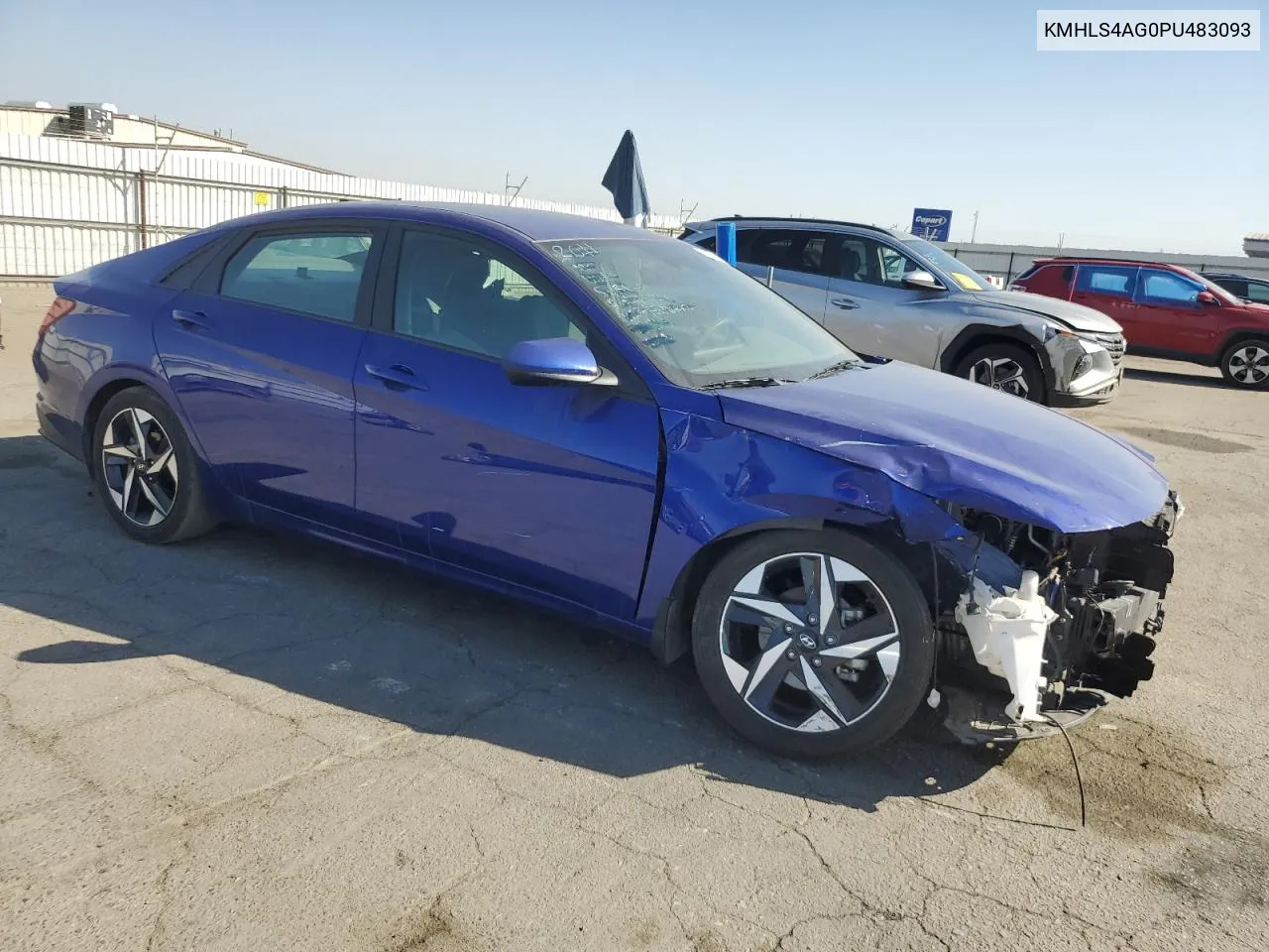 2020 Hyundai Elantra Sel VIN: KMHLS4AG0PU483093 Lot: 72253684