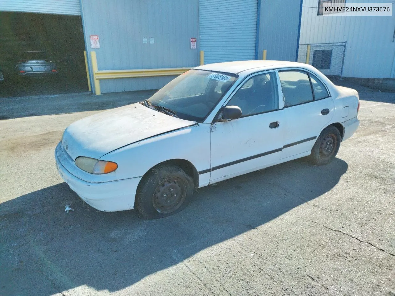 1997 Hyundai Accent Gl VIN: KMHVF24NXVU373676 Lot: 77866484