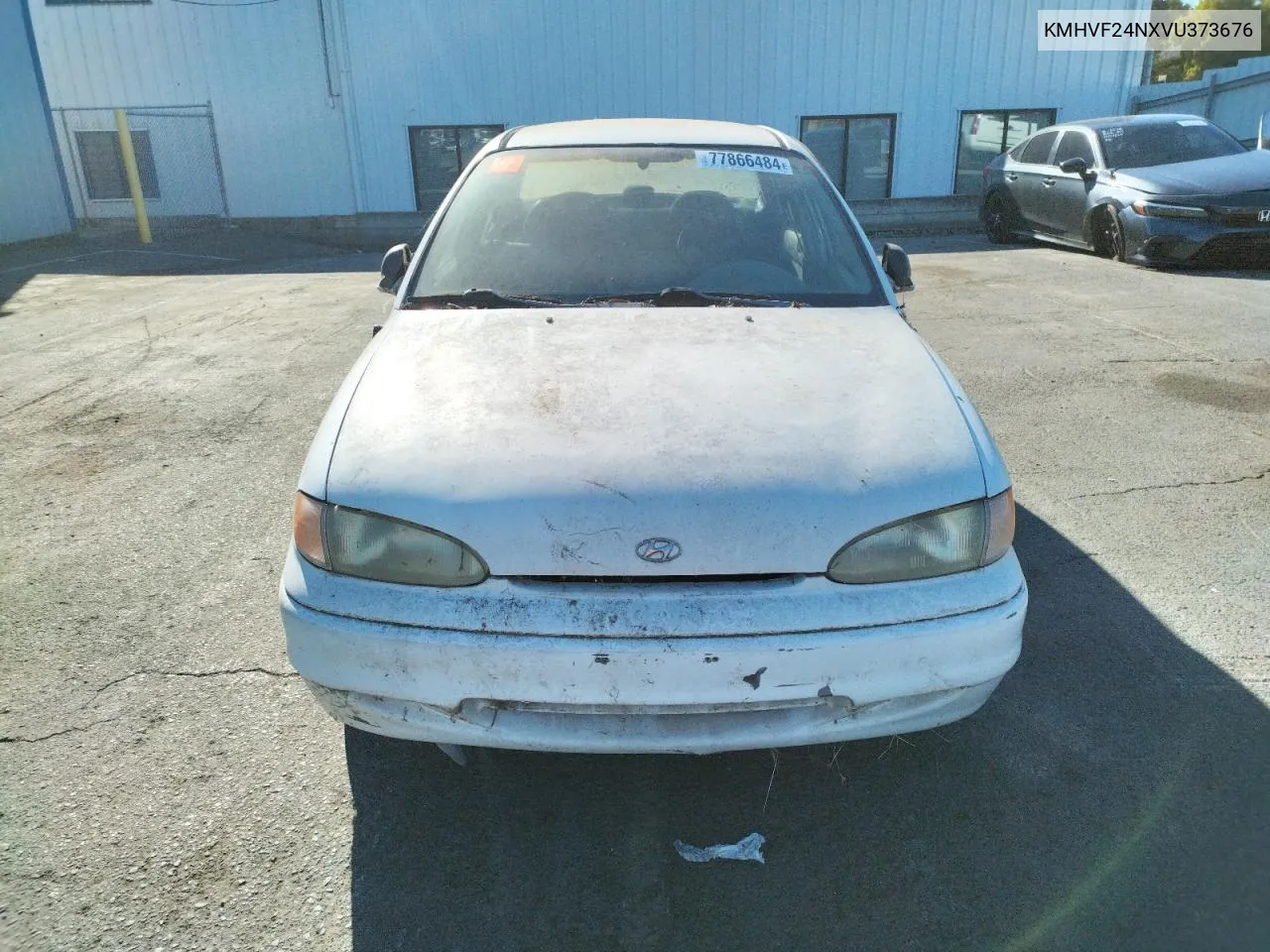 1997 Hyundai Accent Gl VIN: KMHVF24NXVU373676 Lot: 77866484