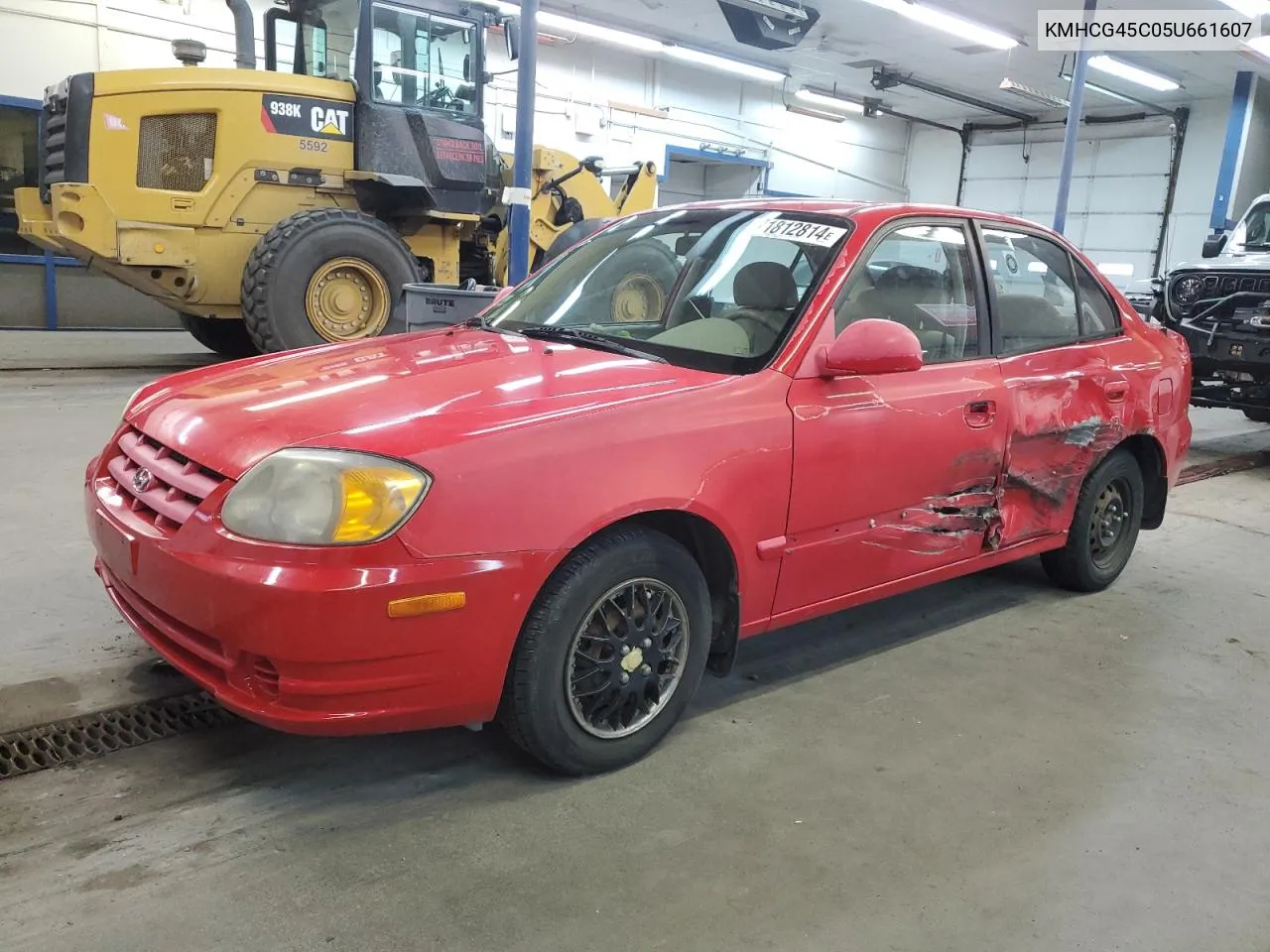 2005 Hyundai Accent Gl VIN: KMHCG45C05U661607 Lot: 71812814