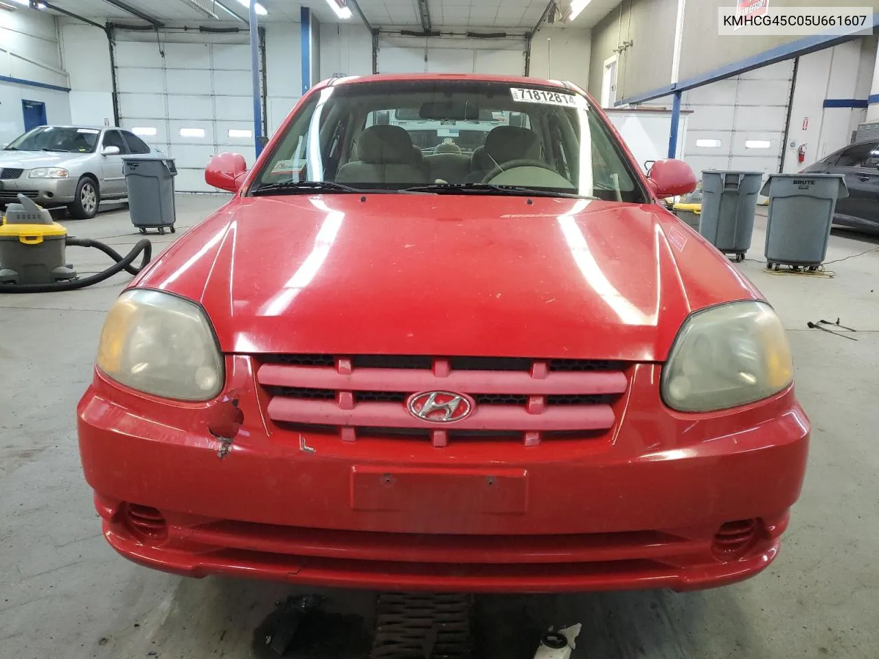 2005 Hyundai Accent Gl VIN: KMHCG45C05U661607 Lot: 71812814