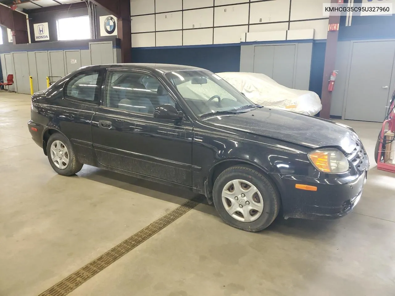 2005 Hyundai Accent Gs VIN: KMHCG35C95U327960 Lot: 77151314