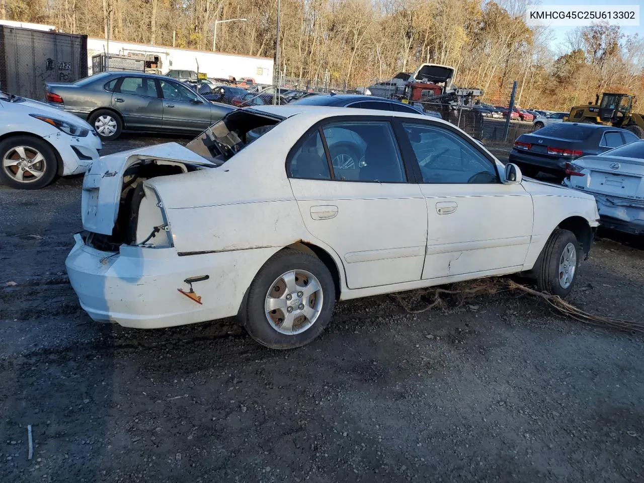 2005 Hyundai Accent Gl VIN: KMHCG45C25U613302 Lot: 78798254