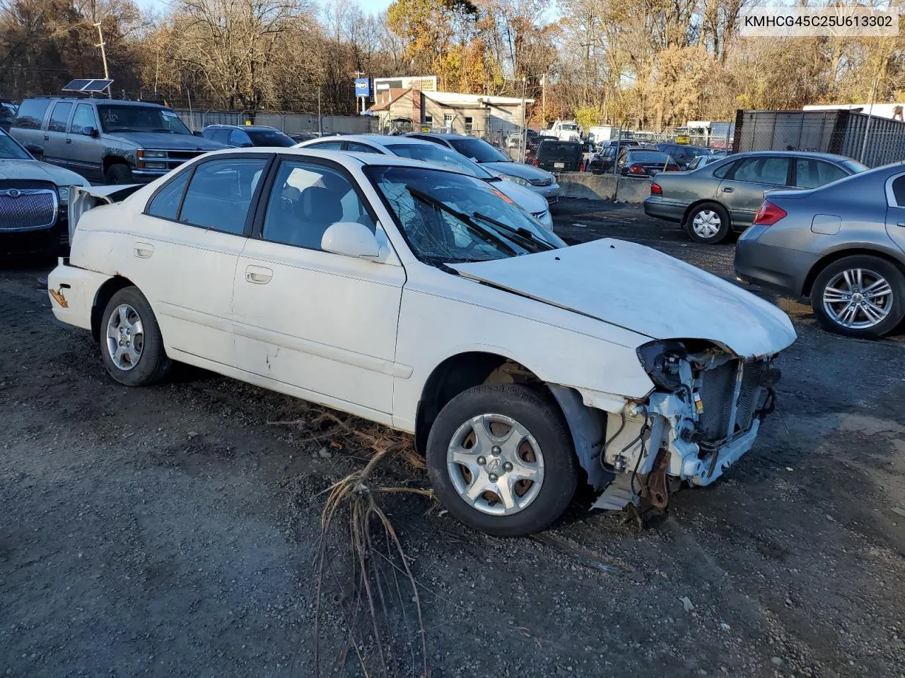 2005 Hyundai Accent Gl VIN: KMHCG45C25U613302 Lot: 78798254