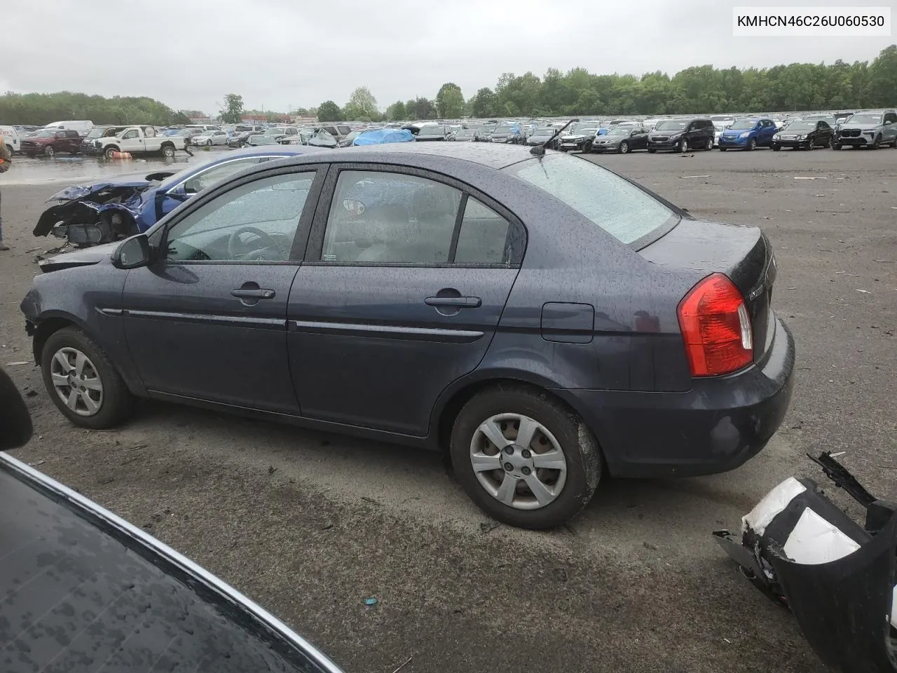 2006 Hyundai Accent Gls VIN: KMHCN46C26U060530 Lot: 54163854