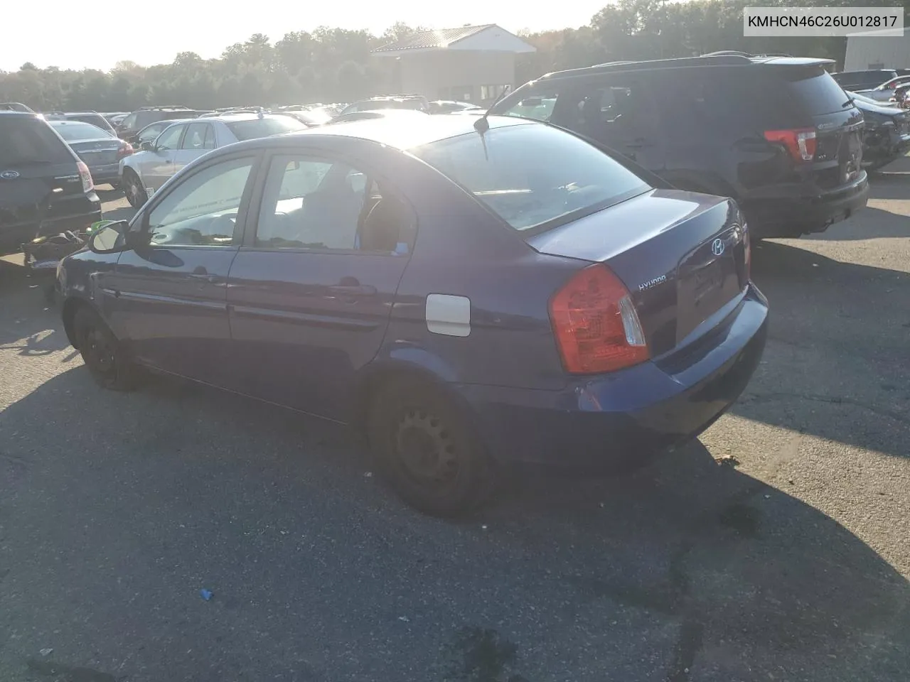 2006 Hyundai Accent Gls VIN: KMHCN46C26U012817 Lot: 74443644